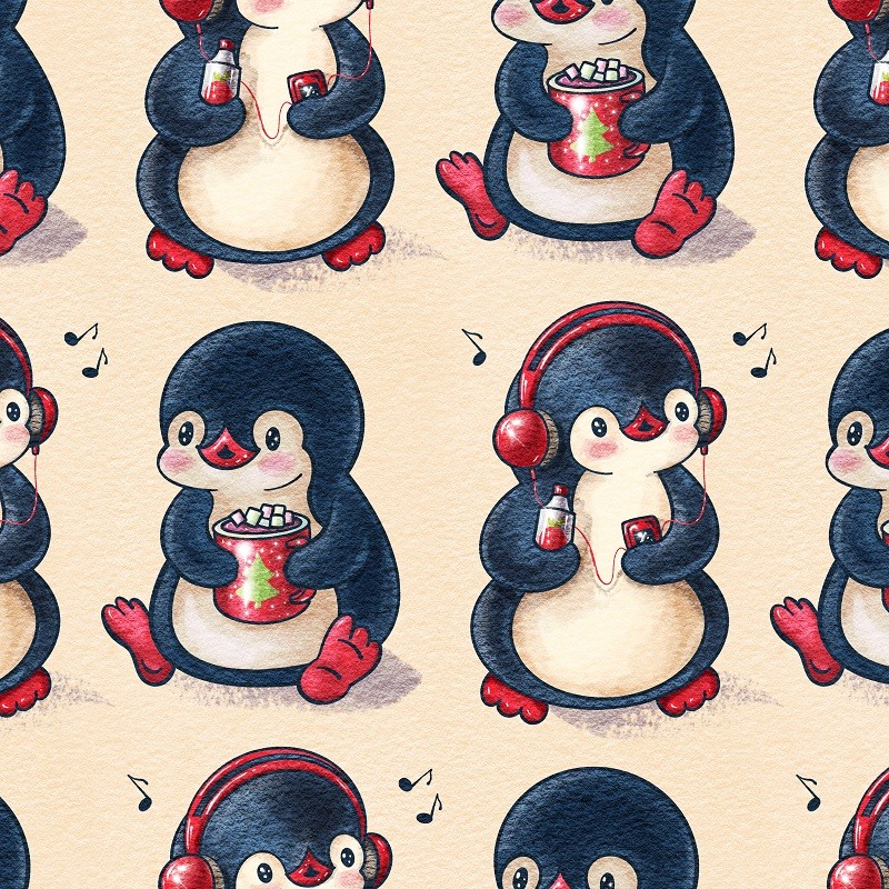 Fototapeta Pingwinki dla dzieci