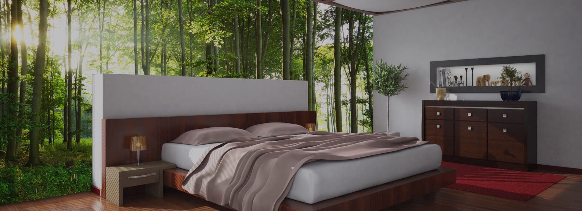 Modne fototapety do sypialni